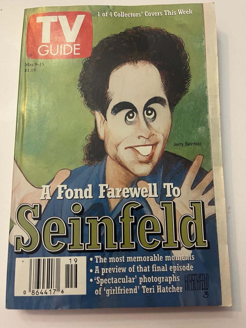 TV Guide Magazine May 9-15 1998 Jerry Seinfeld Collector's Cover